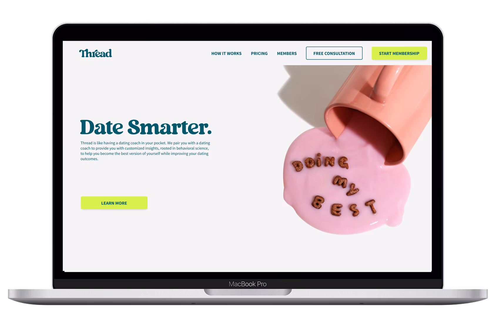 Thread landing page — Date Smarter